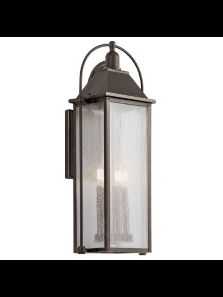 Lanterne murale extérieur Kichler Harbor Row 49716OZ 4-lumières 60W vieux bronze