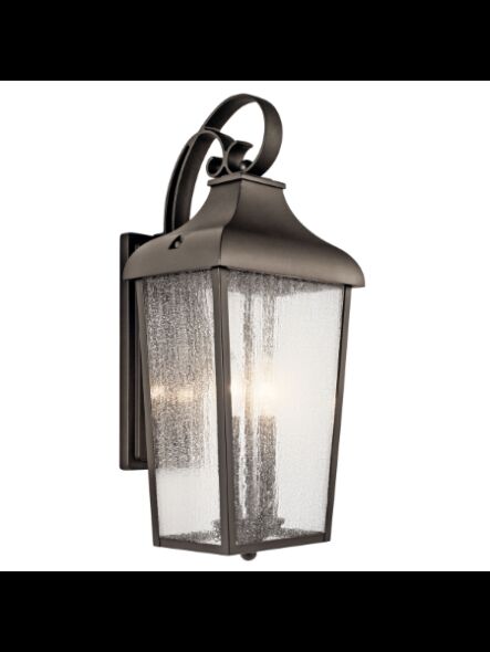 Lanterne murale extérieur Kichler Forestdale 49737OZ 2-lumières 60W vieux bronze