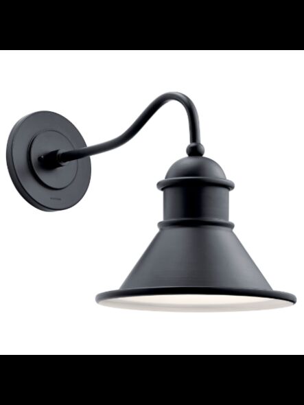 Lanterne murale extérieur Kichler Northland 49776BK 1-lumière 150W noir