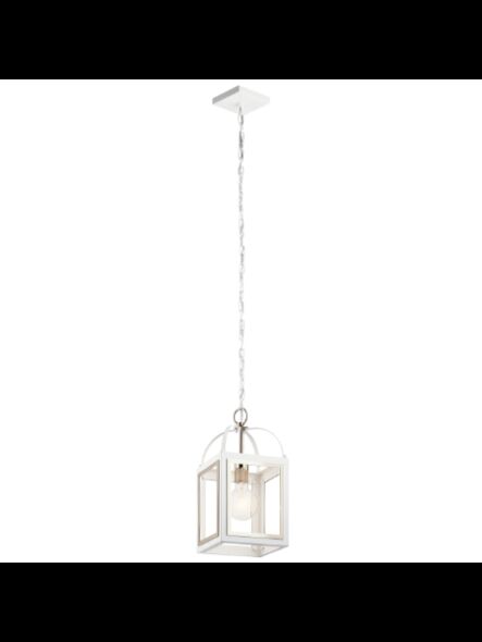 Suspendu de foyer Kichler Vath 52030WH 1-lumière 75W blanc