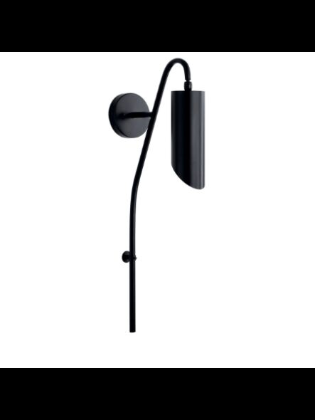 Applique murale Kichler Trentino 52165BK 1-lumière 75W noir