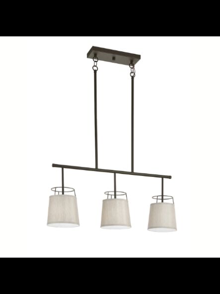 Lustre linéaire Kichler Marika 52263OZ 3-lumières 75W vieux bronze