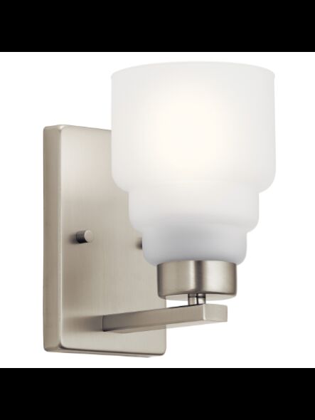 Applique murale Kichler Vionnet 55010NI 1-lumière 75W nickel brossé