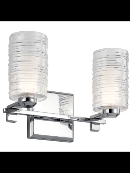 Luminaire de vanité Kichler Giarosa 55096CH 2-lumières 50W chrome