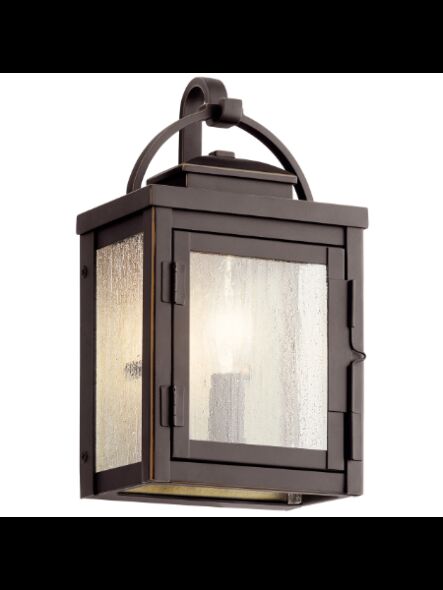 Lanterne murale extérieur Kichler Carlson 59010RZ 1-lumière 60W bronze huilé