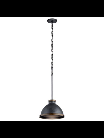 Suspendu Kichler 82280 1-lumière 60W zinc patiné