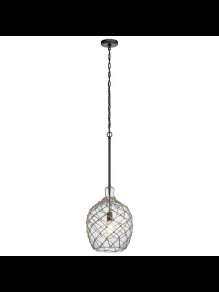 Mini suspendu Kichler Montane 82294 1-lumière 60W vieux bronze