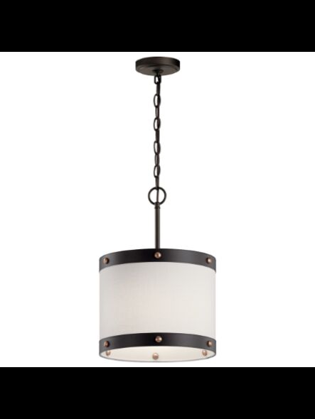 Suspendu Kichler Rayleigh 82324 1-lumière 60W vieux bronze