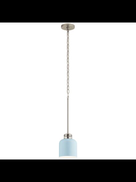 Mini suspendu Kichler Corley 82328 1-lumière 60W nickel brossé