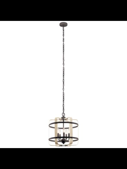 Suspendu de foyer Kichler Gartin 82342 5-lumières 60W zinc patiné