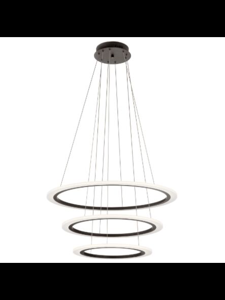 Suspendu de foyer à LED Kichler Hyvo 83987 3-lumières bronze