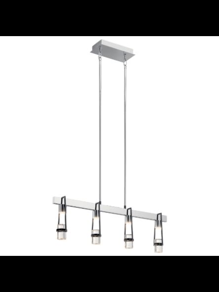 Suspendu pour îlot à LED Kichler Ayse 84127 noir mat
