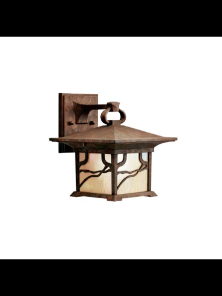 Lanterne murale extérieur Kichler Morris 9025DCO 1-lumière 100W cuivre vieilli