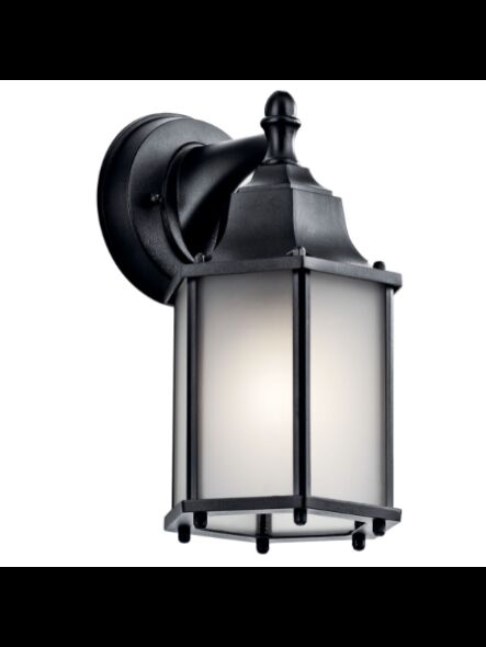 Lanterne murale extérieur Kichler Chesapeake 9774BKS 1-lumière 60W noir