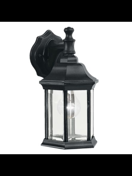 Lanterne murale extérieur Kichler Chesapeake 9776BK 1-lumière 100W noir