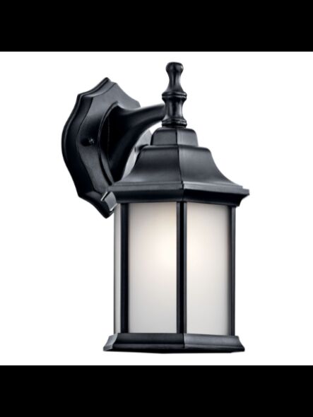 Lanterne murale extérieur Kichler Chesapeake 9776BKS 1-lumière 100W noir