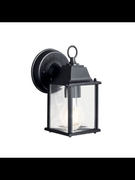 Lanterne murale extérieur Kichler Barrie 9794BK 1-lumière 100W noir