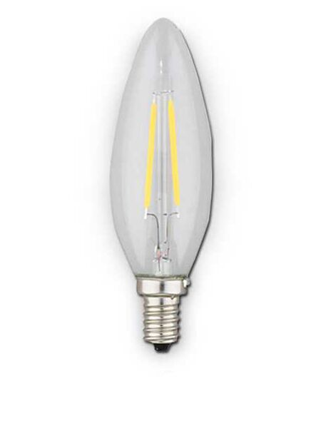 kodak led chandelier 2w bulb 41067-ul