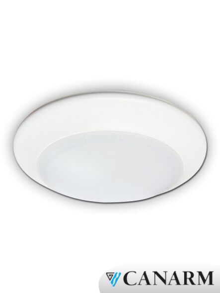 Plafonnier profil bas LED Canarm 6" Blanc 15W LED-SM6D-WT-C