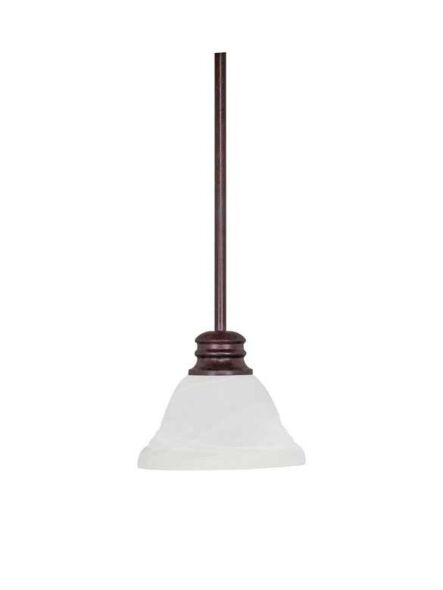Mini Suspendu Nuvo Lighting 60-366 1-Lumière Série Empire Bronze Antique