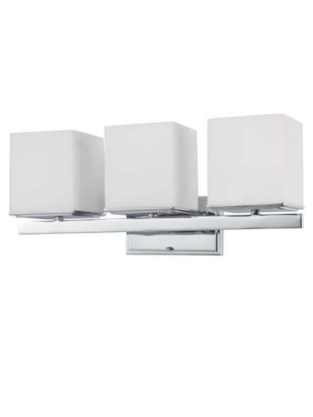 Vanité Nuvo 60-4083 3-Lumières Bento Polished Chrome
