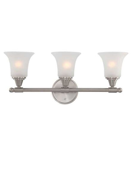 Vanité Nuvo 60-4143 3-Lumières Surrey Nickel Brossé