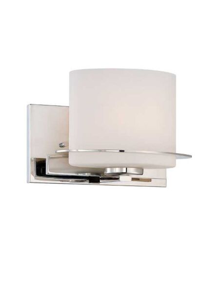 Vanité Nuvo 60-5101 1-Lumière Loren Nickel Poli