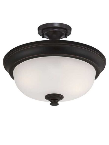 Plafonnier Nuvo Lighting 60-5700 2-Lumières Série Elizabeth Bronze Sudbury