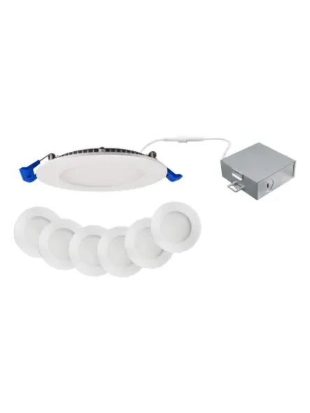 Pack contracteur à panneau mince de 4'' avec température CCT au choix Ortech SLIM4CONT-3CCT 12W (6 pièces)