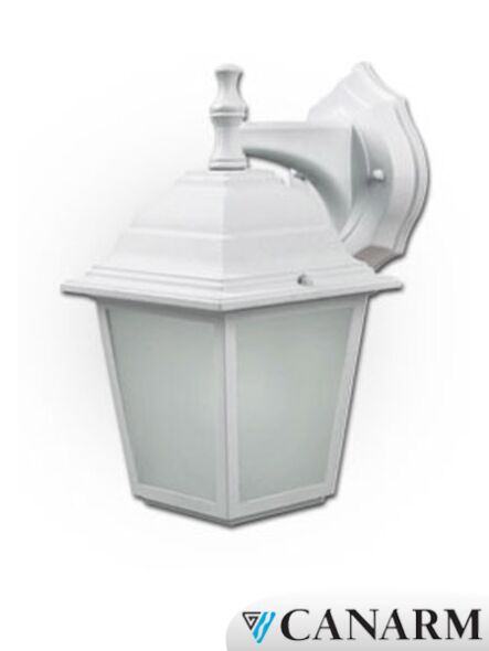 Paquet, 2 lanternes muraux Canarm série Deacon blanches IOL160TWH-C