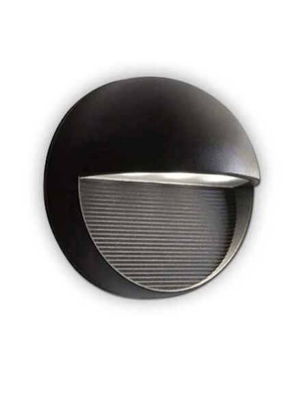 applique murale exil bazz noir pour l’extérieur w14777bk