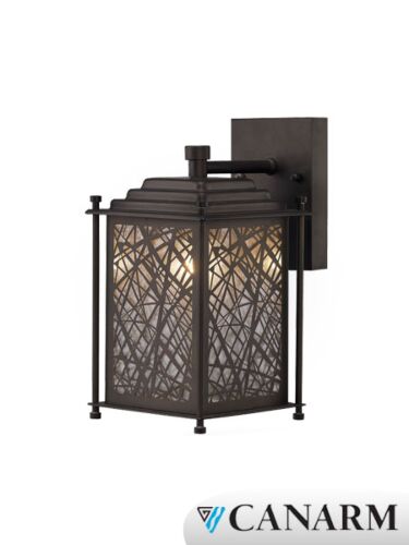 Lanterne murale Canarm série Bombay bronze huilée IOL212ORB