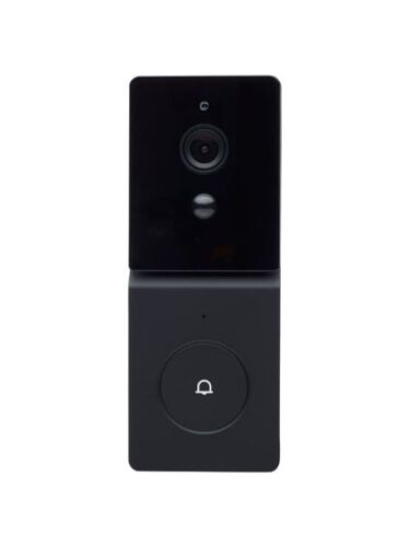 Satco 65-936 Noir Sonnette intelligente Caméra de sécurité