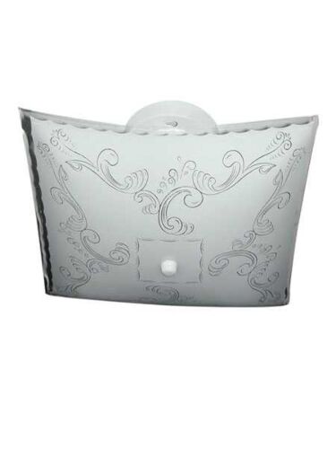 canarm icl7 wh 1-light white ceiling light