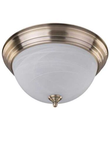 canarm ifm413 ab 2-light antique brass ceiling light