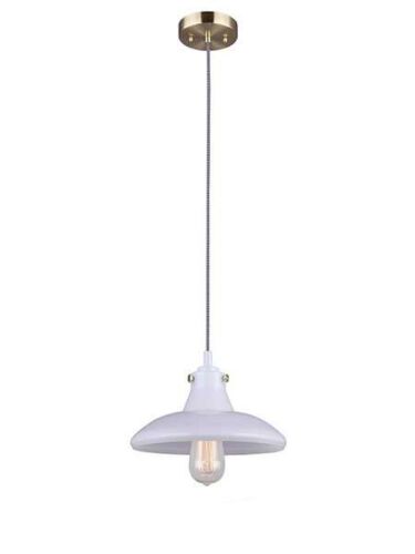 canarm meira ipl635a01bs 1-light polished brass pendant light