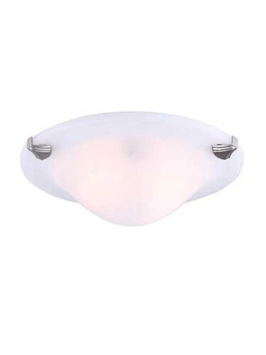canarm nouveau rifm6515 bn 2-light brushed nickel ceiling light