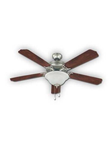canarm baylor series 52" ceiling fan brushed nickel cf52bay5bn-c