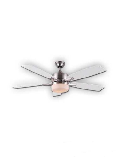 canarm kori series 52" ceiling fan brushed nickel cf52kor5bn