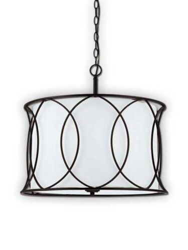 Canarm Monaco 3 Light Oil Rubbed Bronze Chandelier ICH320A03ORB20 (fixturewshade)