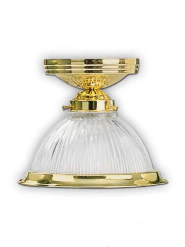 canarm halophane polished brass ceiling light ichanc11 bp