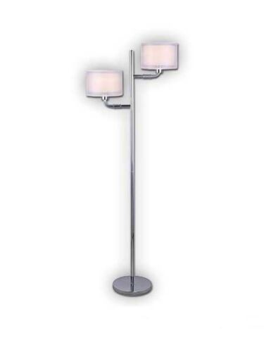 canarm porter 2 lights chrome floor lamp ifl588a67ch