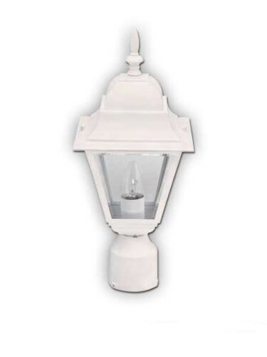 canarm outdoor 1 light white post light iol1313