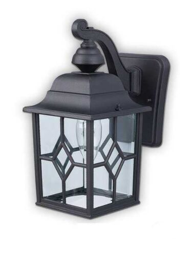 canarm plaza series outdoor wall mount black finish iol135bk