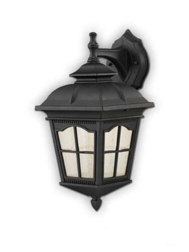 canarm jefferson series outdoor wall mount black finish iol219l9bk