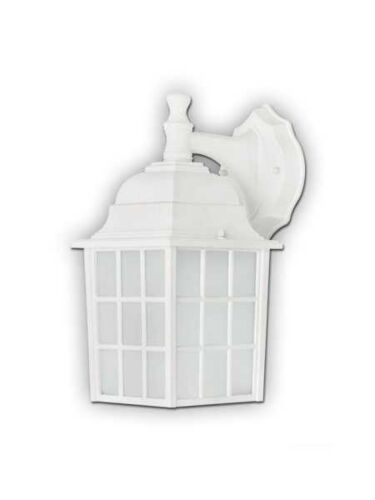 Canarm Outdoor 1 Light White Wall Light IOL25 WH (fixturewshade)