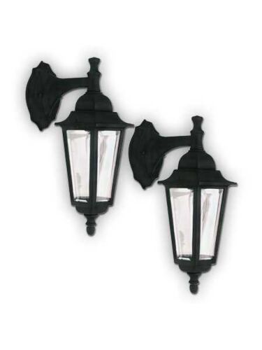 canarm outdoor black wall light iol2t bk