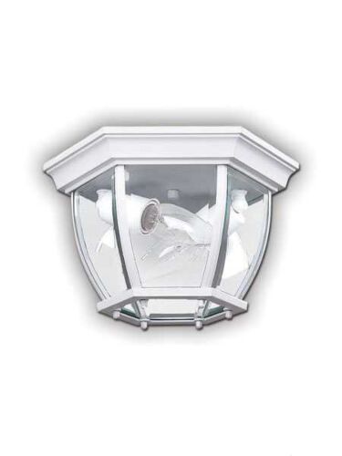 canarm outdoor ceiling light white finish model 10 iol60wh