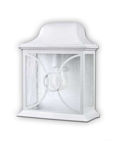 Canarm Outdoor 1 Light White Wall Light IOL92 WH (fixturewshade)