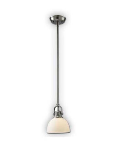 Canarm Rowan 1 Light Brushed Nickel Pendant Light IPL177B01BN (fixturewshade)